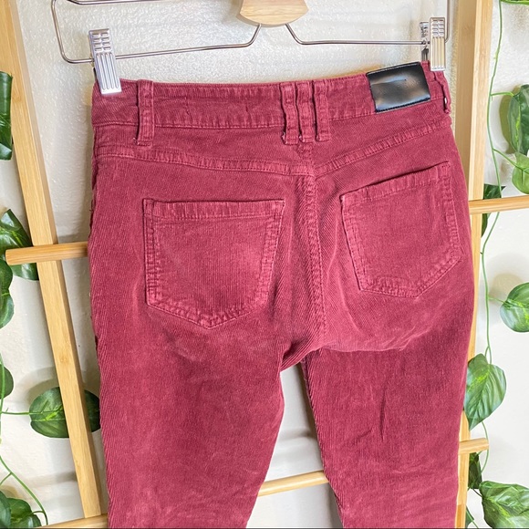 ANINE BING Corduroy skinny side zip pants 24 - Picture 12 of 13